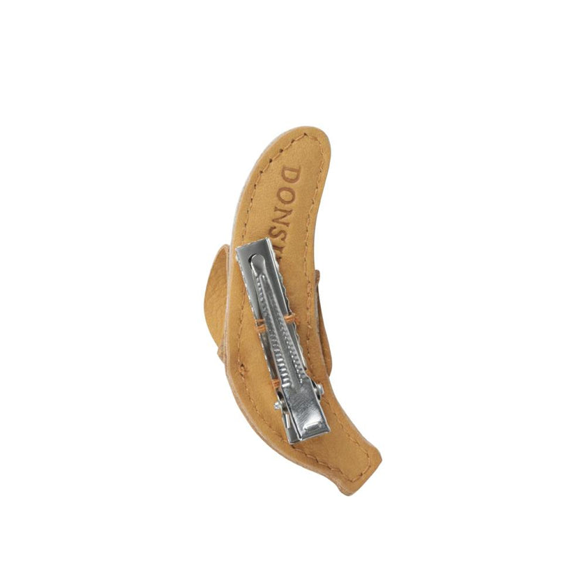 Nanoe Fruit Hairclip | Banana | Caramel Nubuck