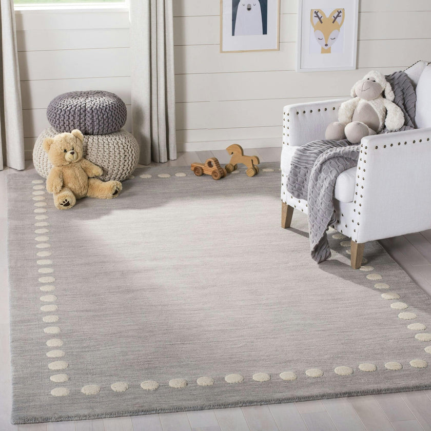Kids Parker Rug, Grey