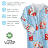 CRUZ Snug-fit Footed Baby Boys Pajamas