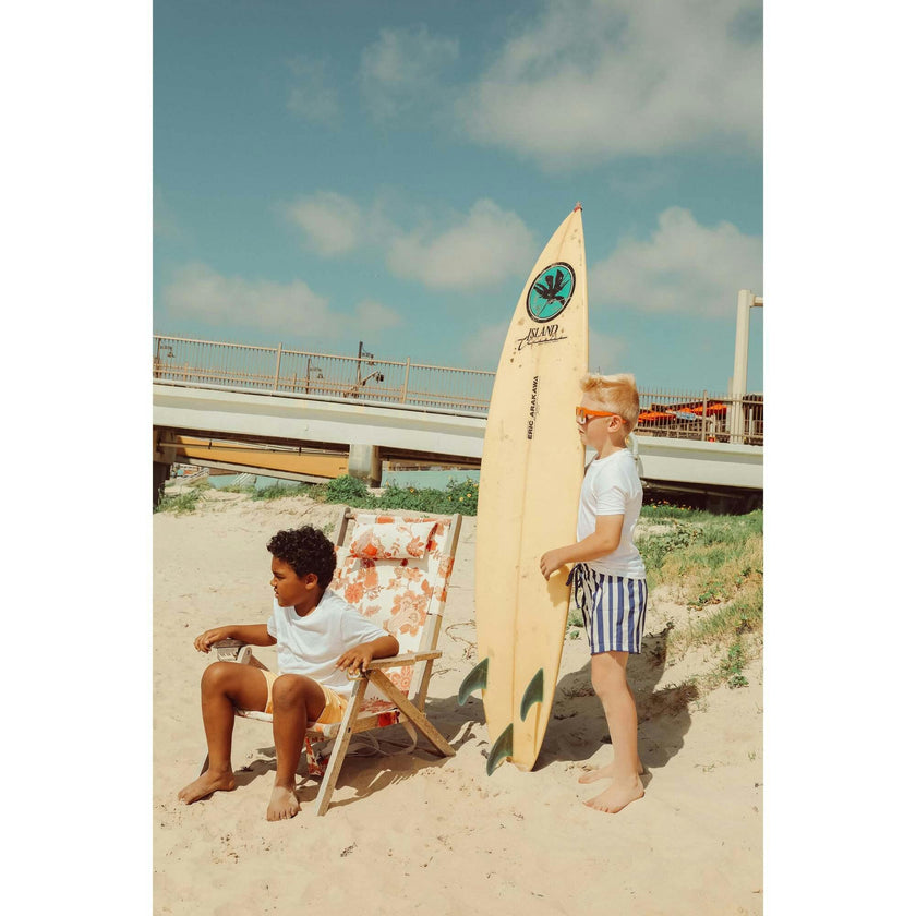 Nautical Stripe Swim Shorts