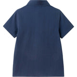 Tween Boys Basket Weave Buttondown Shirt | Navy