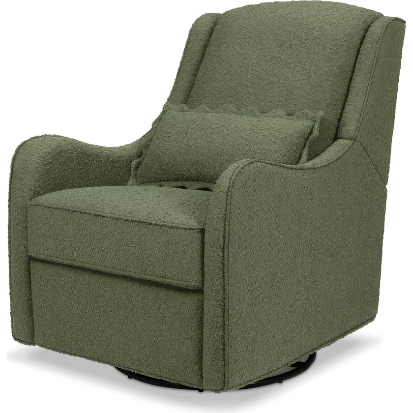 Devon Recliner and Swivel Glider in Olive Boucle