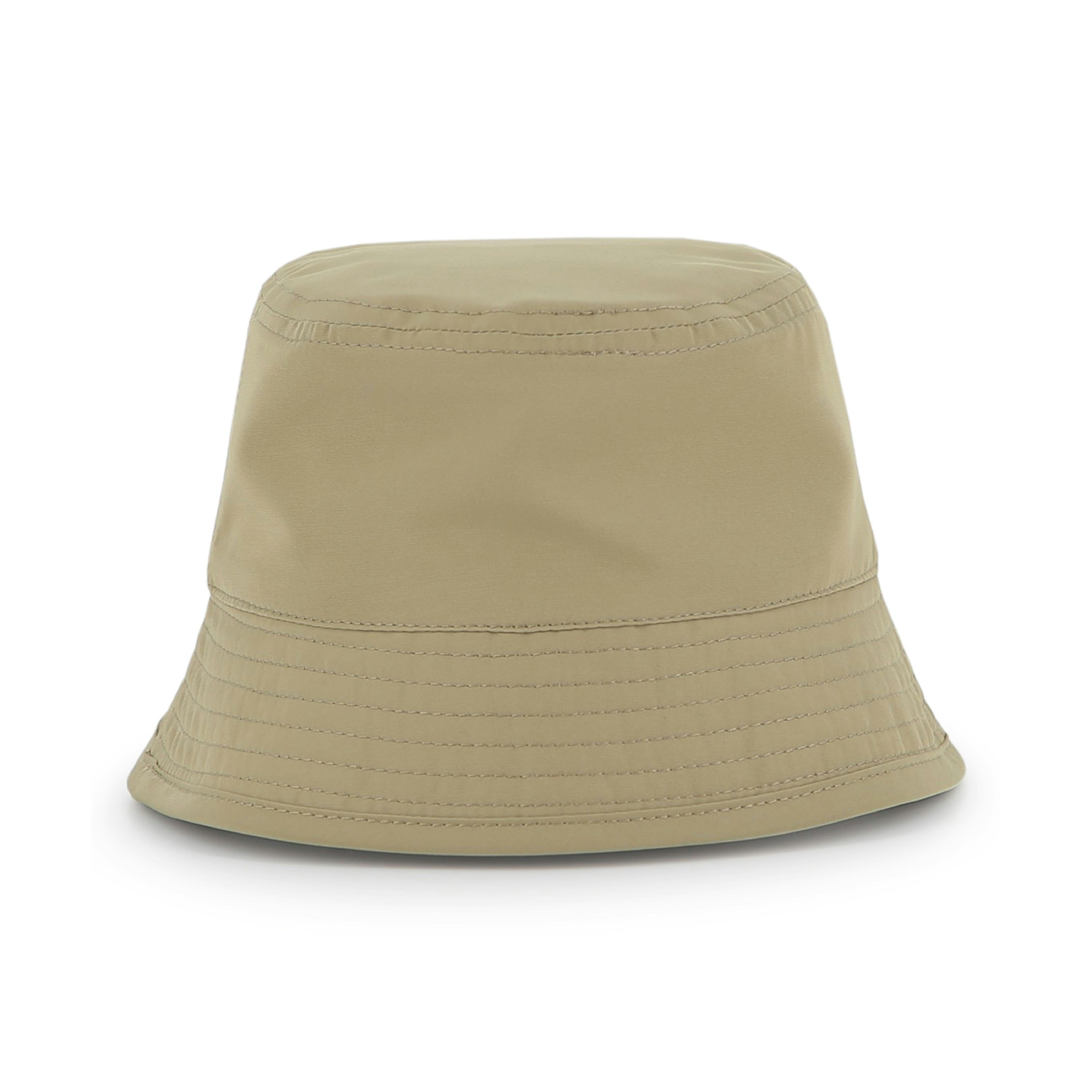 White & Beige Reversible Bucket Hat – Maisonette