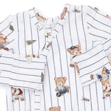 Mixed Sports Bears - Bundle Gown and Knotted Hat