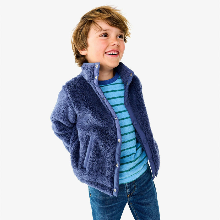 Kids teddy fleece jacket
