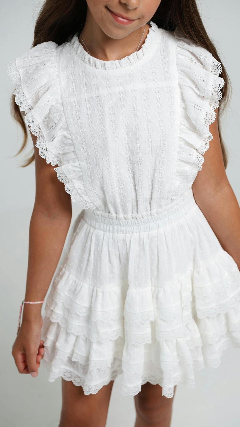 Gustavia Dress White