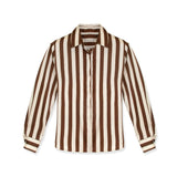 STRIPED  SILKY BLOUSE
