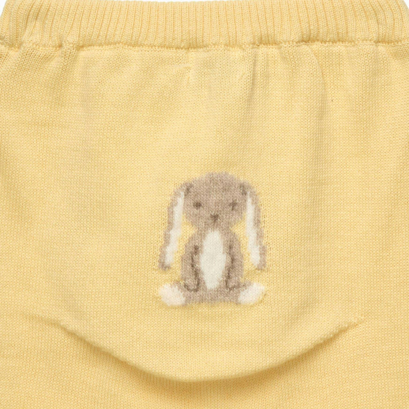 Baby Bunny Leggings in Lemon