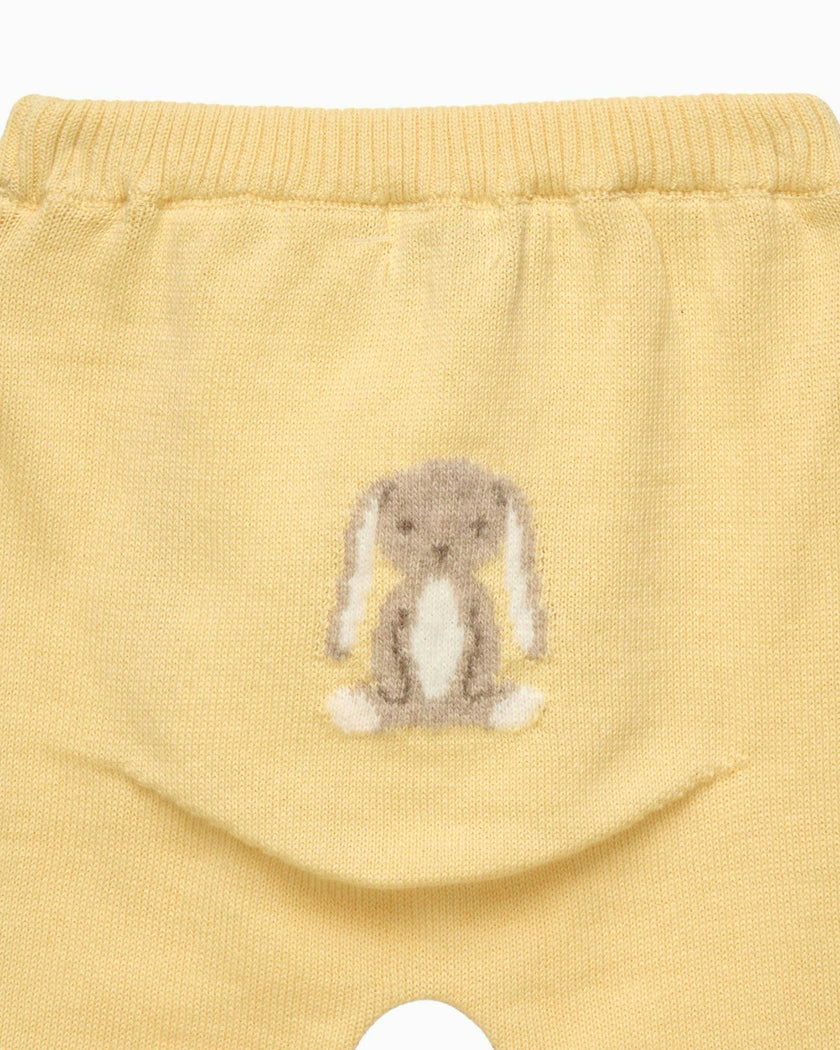 Baby Bunny Leggings in Lemon