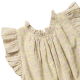 Girls Harper Dress - Citrus Garden Boarder