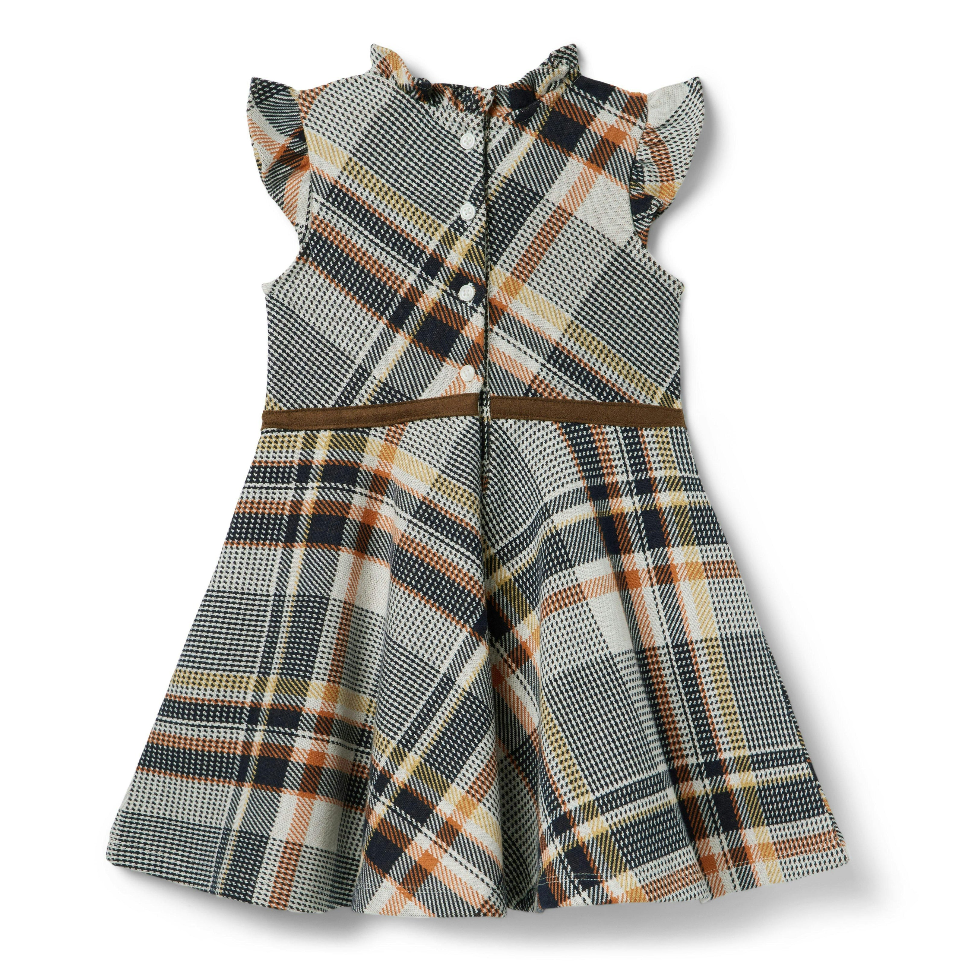 The Plaid Equestrian Dress, multicolor