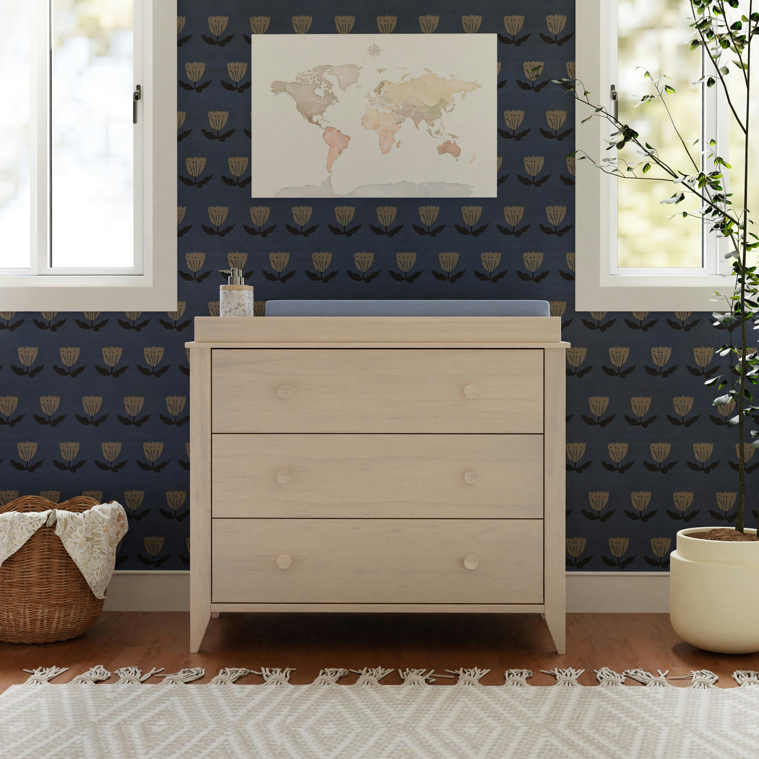 Sprout 3-Drawer Compact Changer Dresser with Removable Changing Tray (42