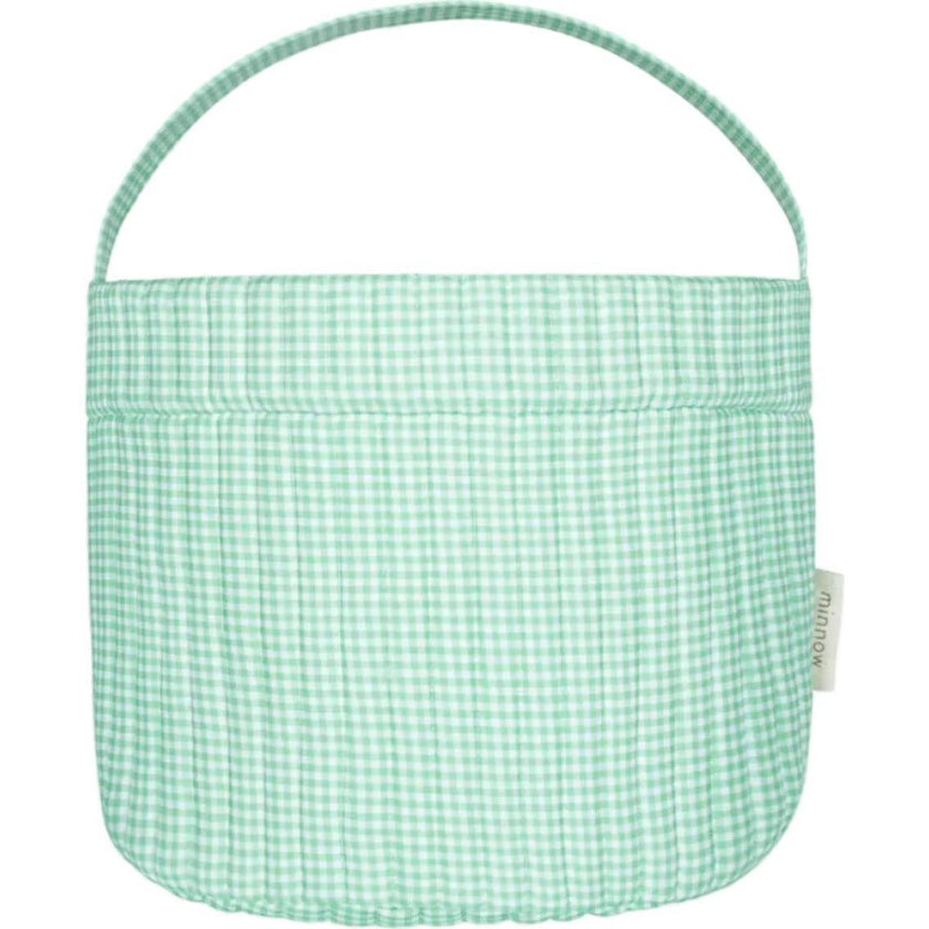 Gustavia Gingham Quilted Easter Bucket
