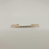 Women's "I Am Worthy" Bracelet