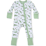 Crayon Alligators - Convertible Romper & Swaddle Blanket Set