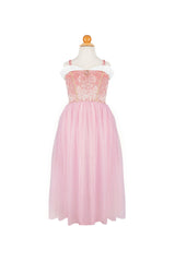 Velvety Soft Sleeping Sweetheart Princess Gown with Arm Warmers