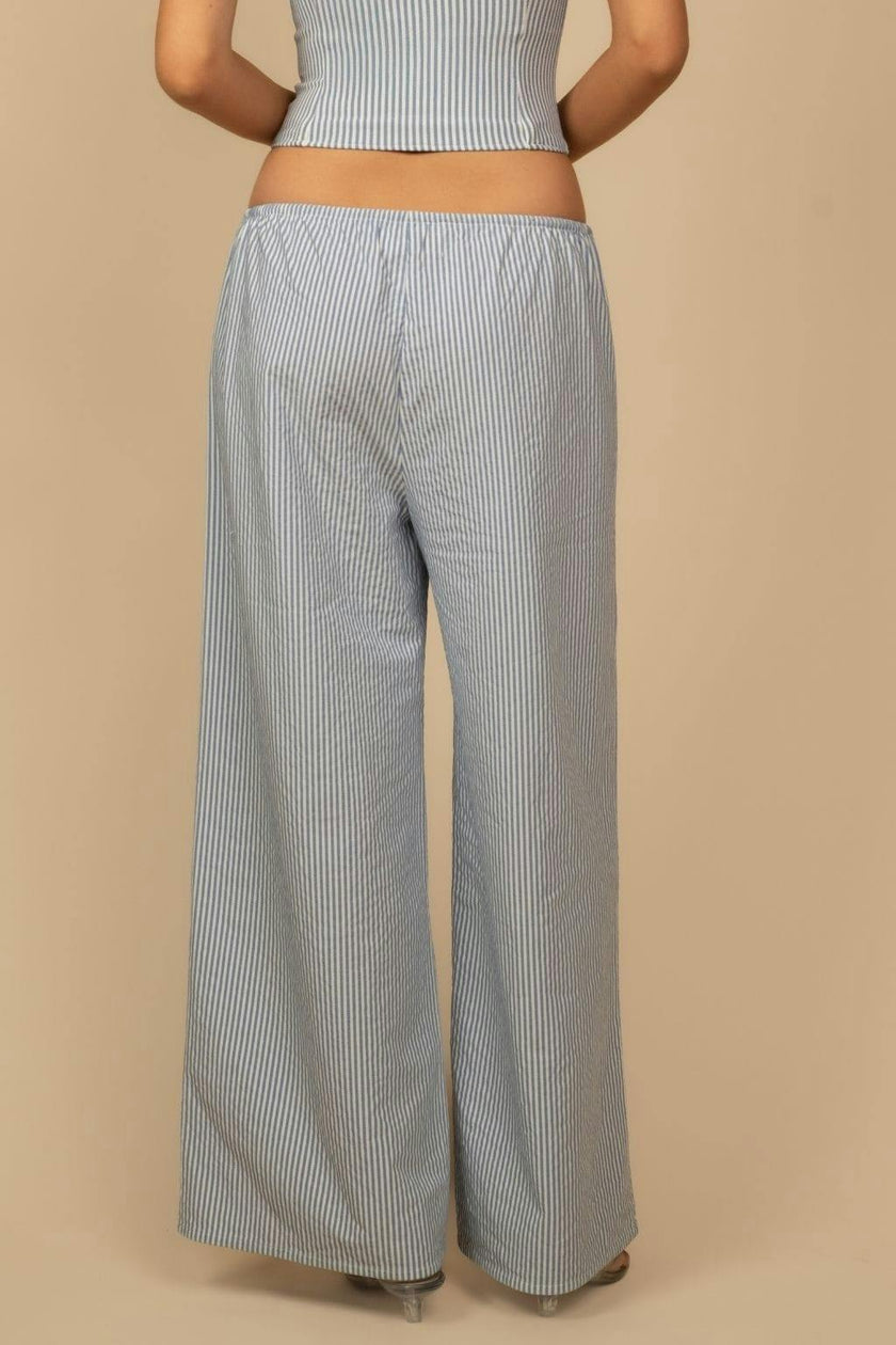 Drawstring Wide-Leg Pant