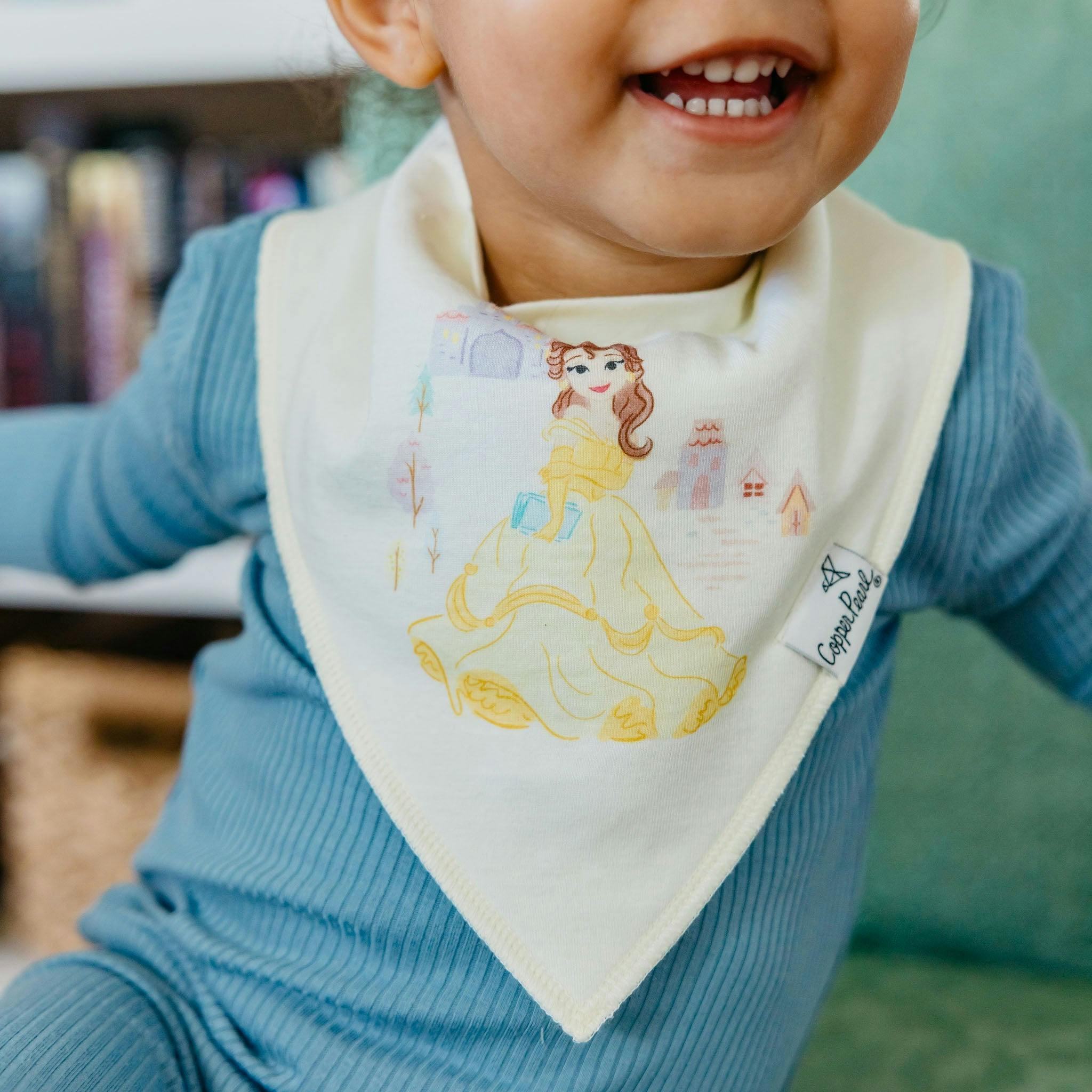 6 Pack Baby Bandana Bibs - Disney Princess