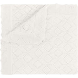 Lux Pointelle Knit Blanket