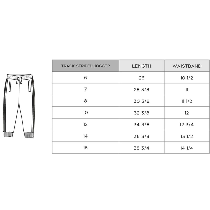 Track Striped Jogger Desert Sage