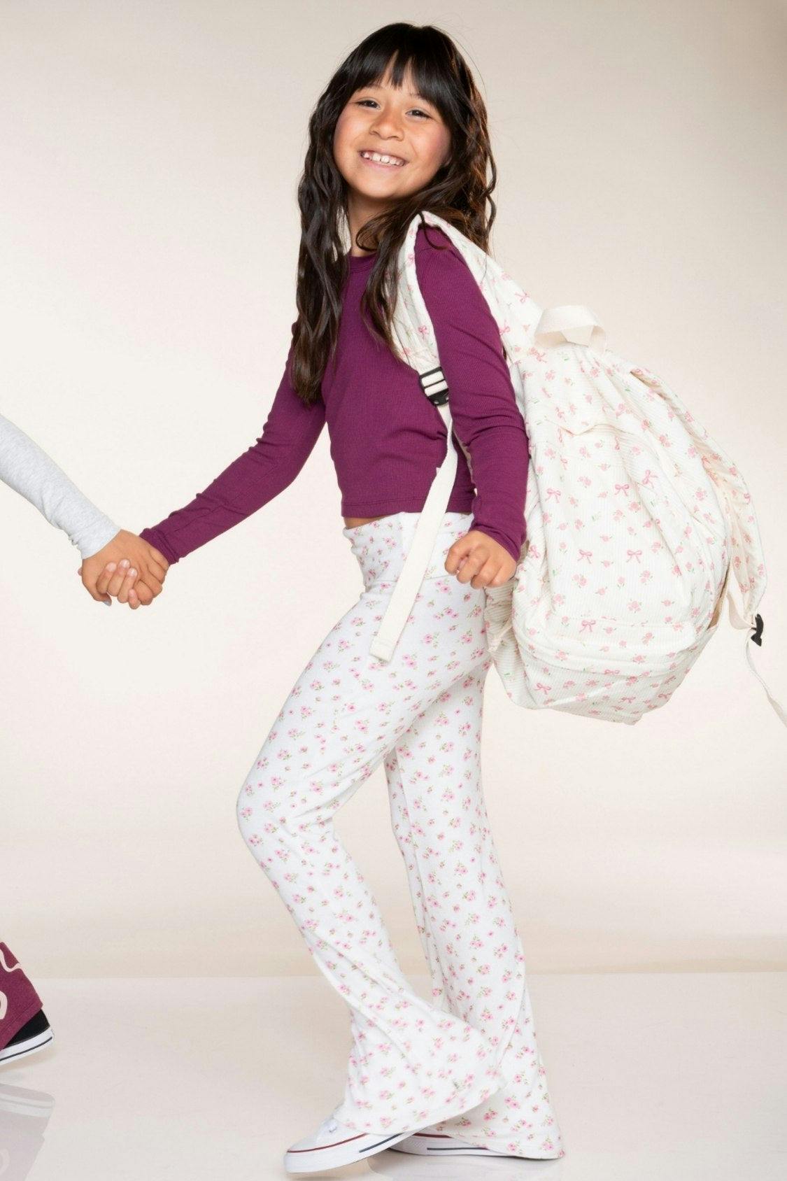Foldover Rib Flare Legging