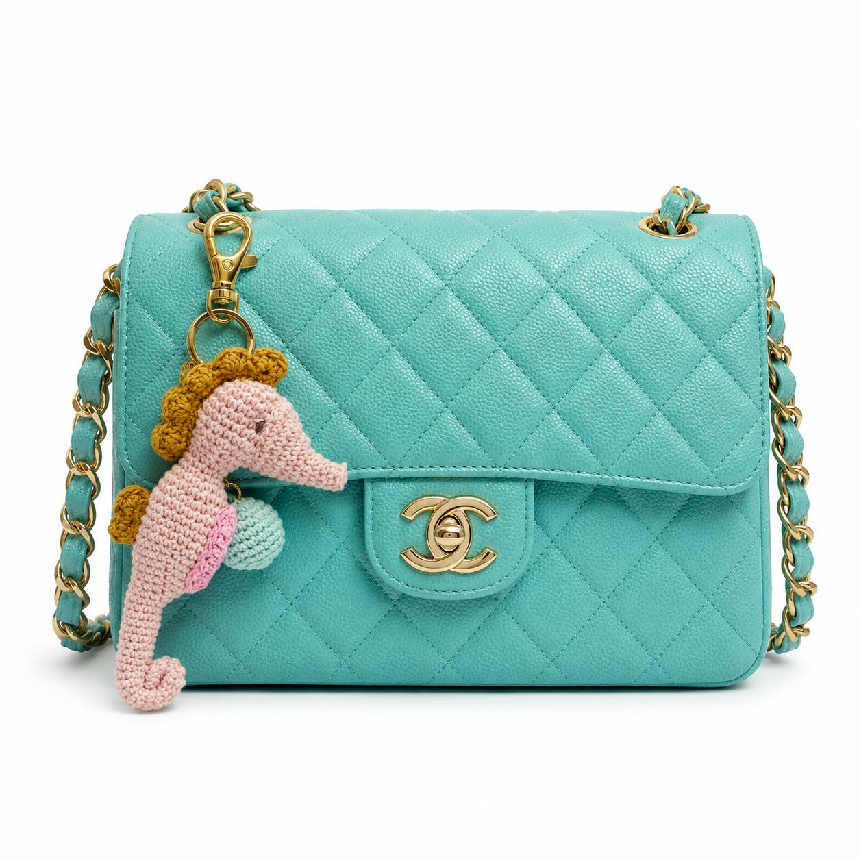 Charm Seahorse 100% organic cotton