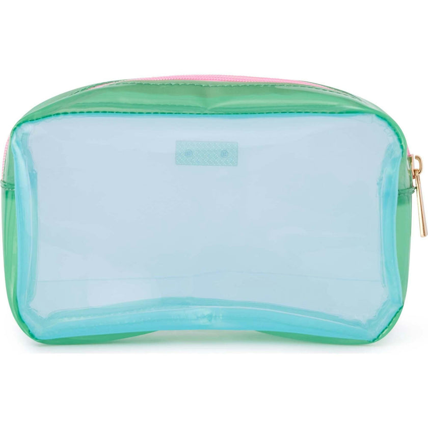 Retro Jelly Colorblock Pouch