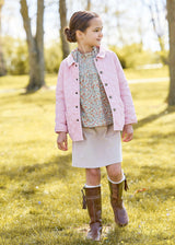 Classic Quilted Jacket - Light Pink