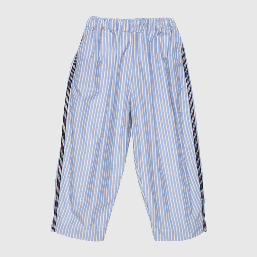 Friday Pant in Oxford Blue Stripe