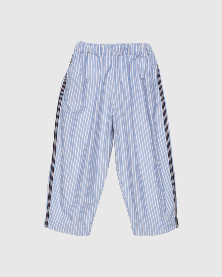 Friday Pant in Oxford Blue Stripe