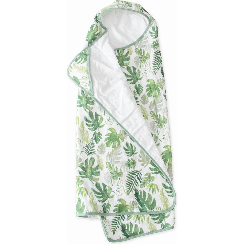 Toddler Hooded Towel - Tropical Leaf
