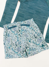 Boys Swim Short - Blue Coral Reef