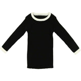 Boy Knit Contrast Piped Round Neck Long Sleeve Sweater