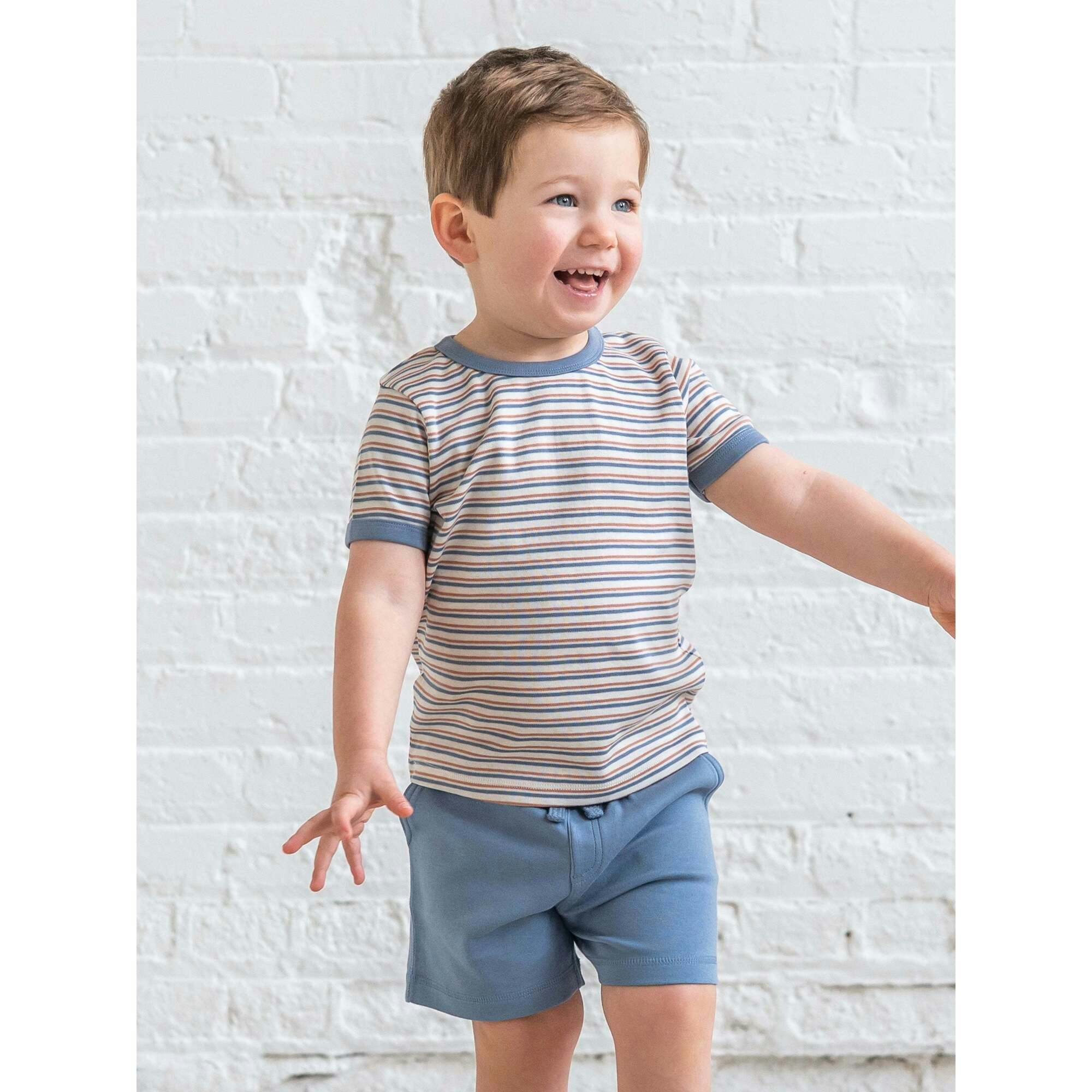Andy Ringer Tee - Voyage Stripe / Sea + Ridge