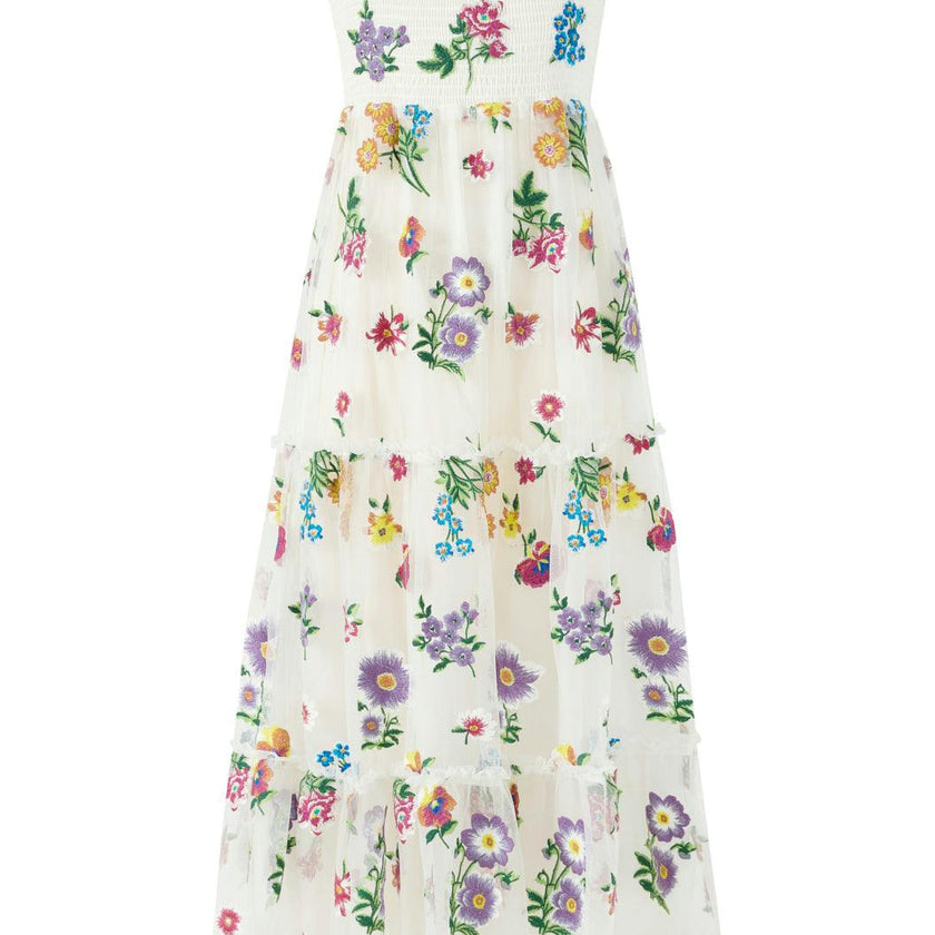 Carly Embroidered Maxi Dress