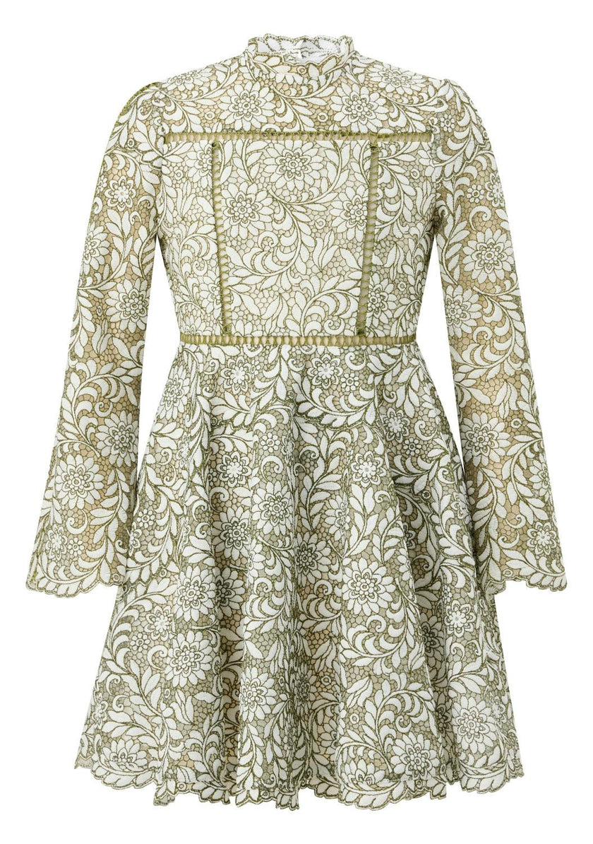 primrose mini dress white flower Marlo Kids | Embroidery Elegant Floral Long Sundress Side pockets pair:karla-pearl-mule-ivory Size:NP16