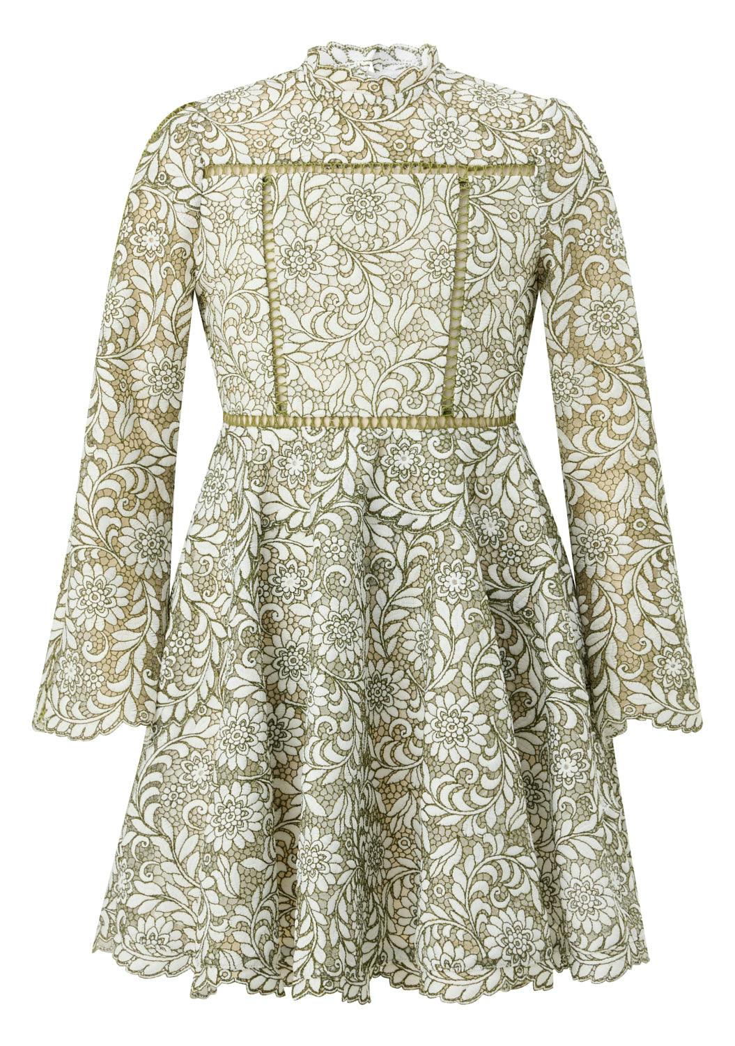 Primrose Embroidery Mini Dress