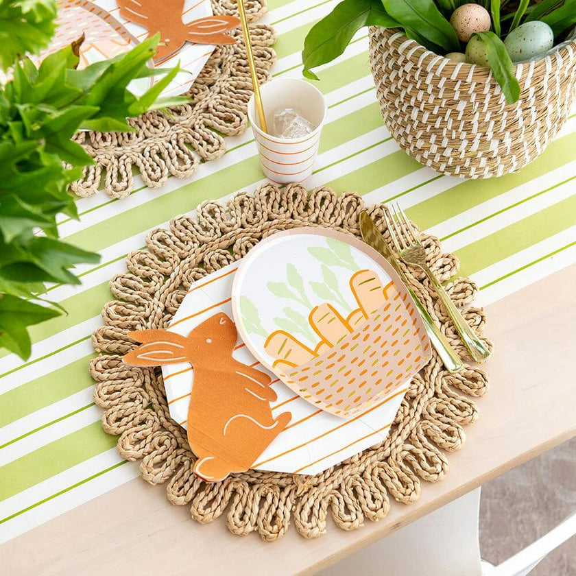 Springtime Garden Carrots Basket Small Plates