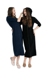 Oversized Terry Midi Robe