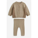 Knit Cardigan & Pants Set