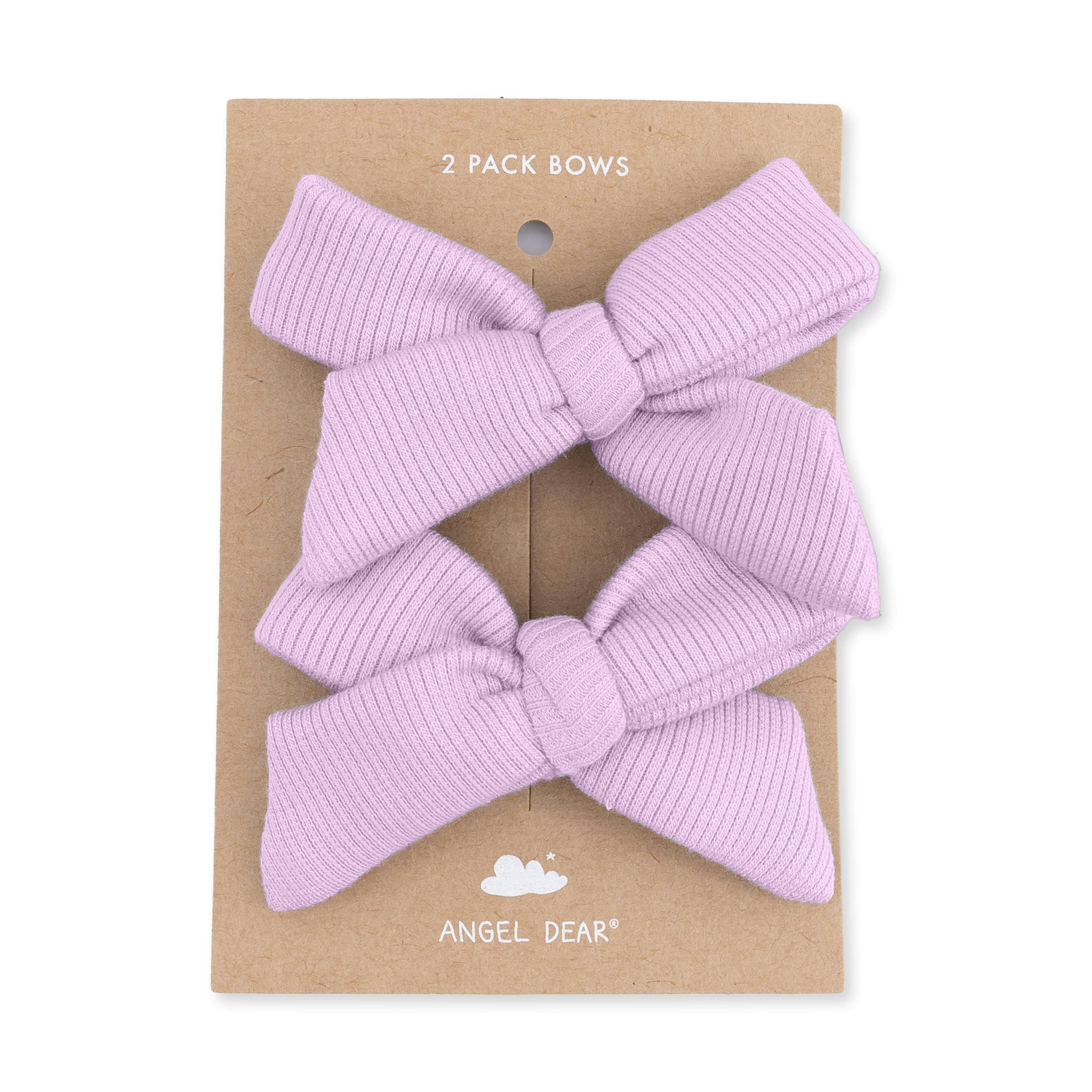 Solid Winsome Orchid - 2 Pack Bow Clips