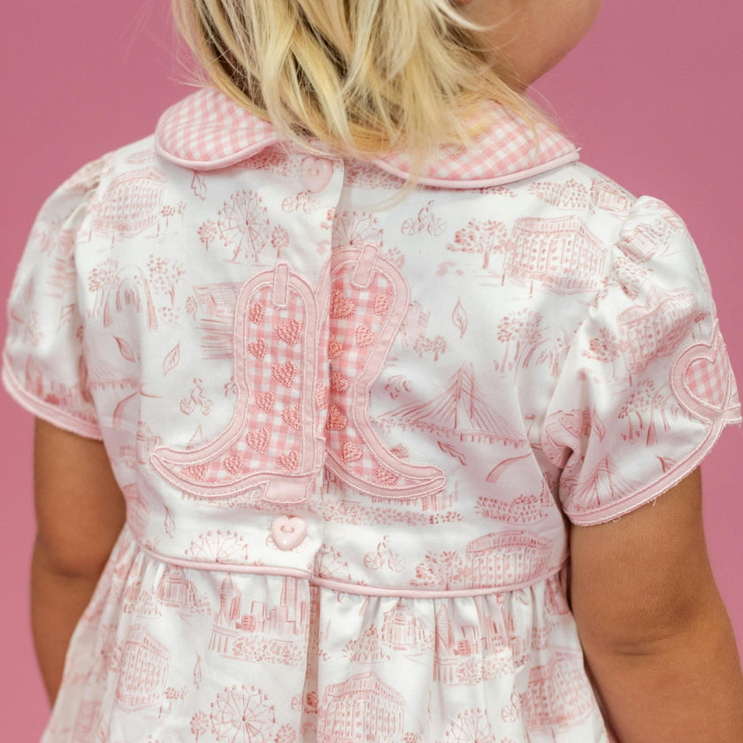 Emery Girl Set - Dallas Print
