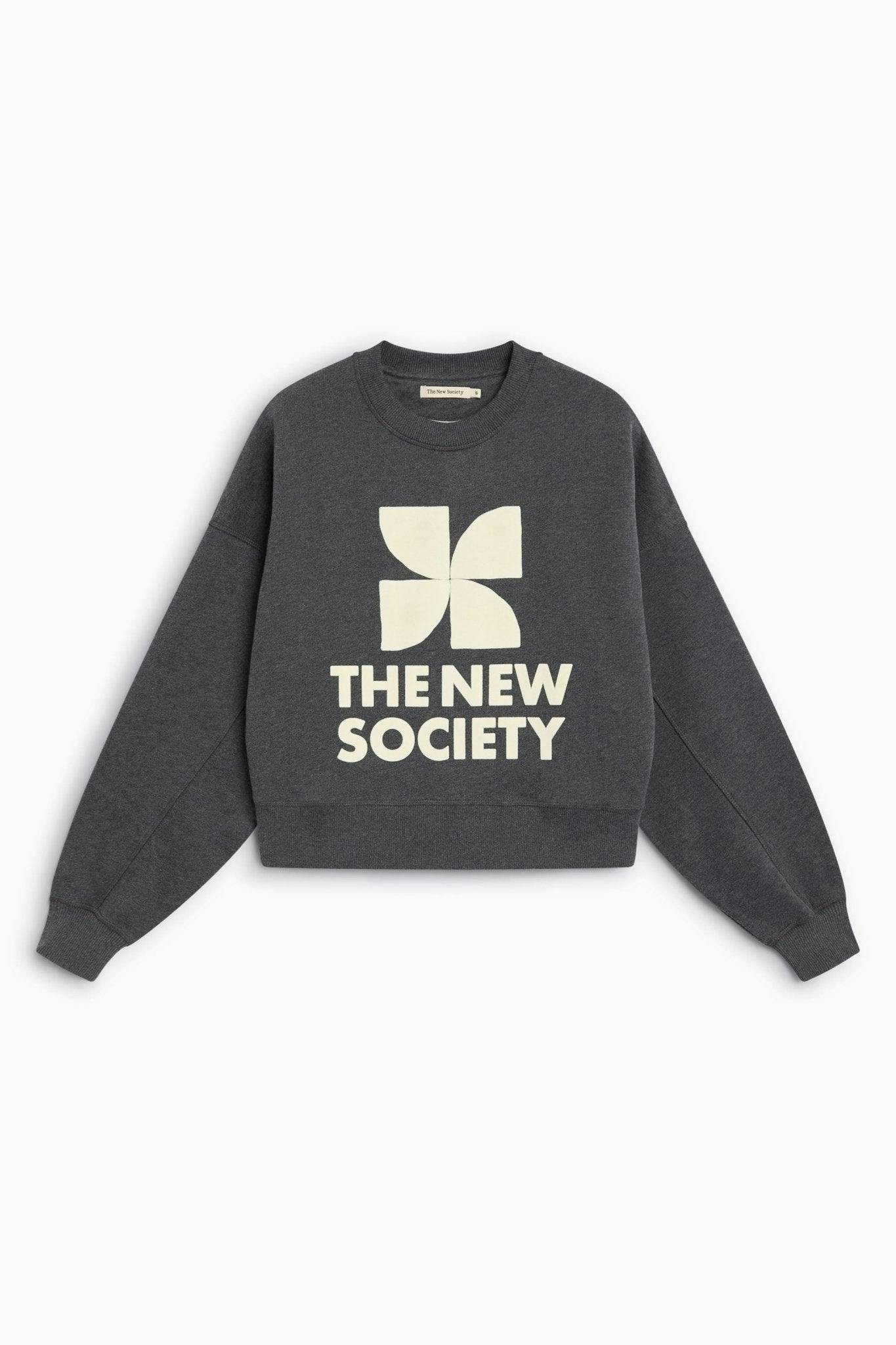 TNS Logo Woman Sweatshirt Dark Grey