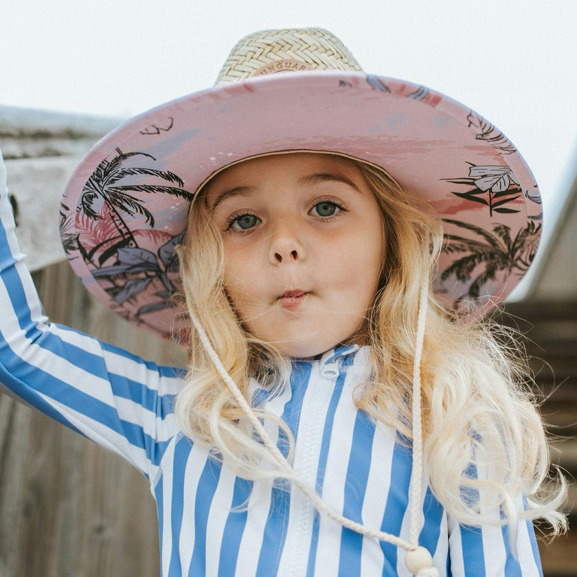 Kids Straw Lifeguard Hat