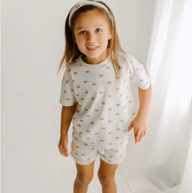 Boxy Toddler Tee | crab