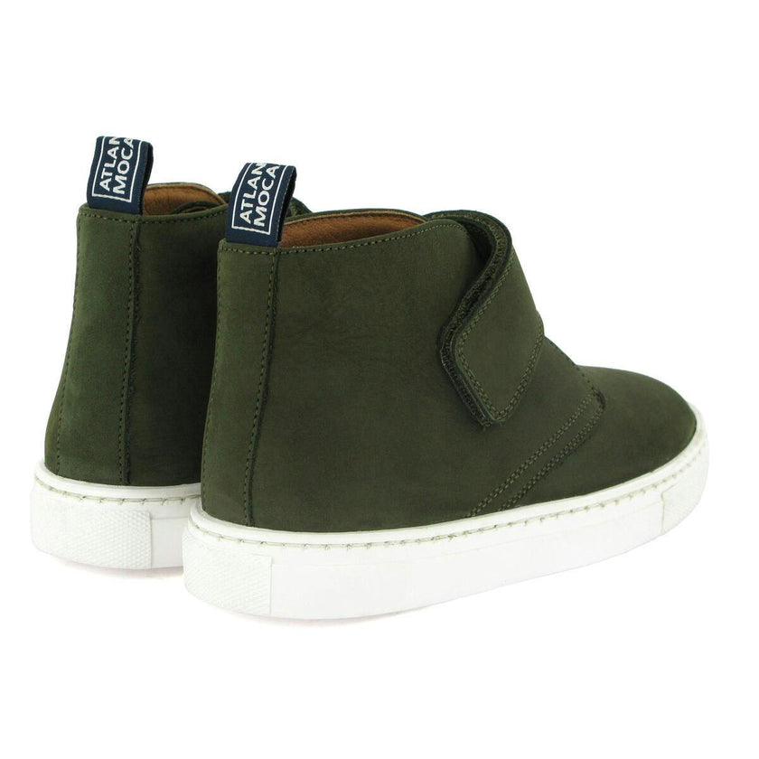 Sneaker Boots - dark green nubuck