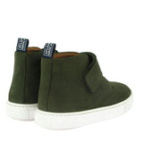 Sneaker Boots - dark green nubuck