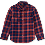 Flannel Button Up Shirt, Blue