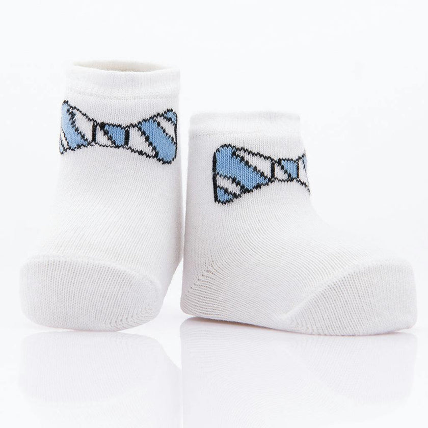 Navy 3pc Bow Tie Socks Set