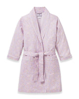 Kid's Twill Robe in Fleur Blush